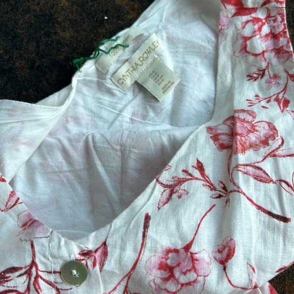 Cynthia Rowley brand new USA size 4 , 💯 % linen dress, simply 🤩 wow - Picture 4 of 7